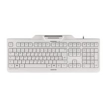 CHERRY KC 1000 SC Tastatur – USB – Schweiz – Hellgrau