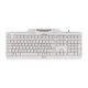 CHERRY KC 1000 SC Tastatur – USB – Schweiz – Hellgrau