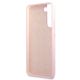7. Guess GUHCS22MLSLMGLA S22+ S906 lavendel/lavendel Hardcase Metall-Logo mit Silikonschriftzug