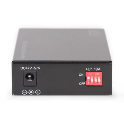 10. Gigabit PoE Medienkonverter RJ45 / SC, MM, PSE