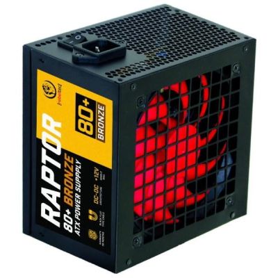 ATX-Netzteil Rebeltec RAPTOR 500W, BRONZE 80+, Single Rail, DC-DC