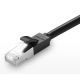 8. Ugreen NW112 11283 Netzwerk-Ethernet-Kabel RJ45 (weiblich) – RJ45 (männlich) F/UTP Cat. 6 1 Gbit/s 5 m – schwarz