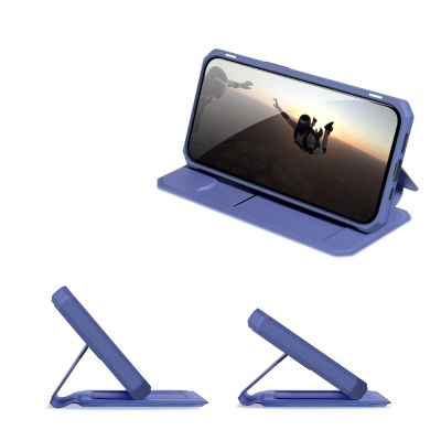 9. DUX DUCIS Skin X Holster Flip Cover für iPhone 13 Pro blau