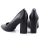 10. Schwarze Pumps mit spitzer Zehenpartie, schwarze Sergio Leone PB216