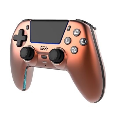 4. Deltaco Gaming GAM-199-ORANGECOPPER Gamecontroller, orange/braun, Bluetooth/USB-Gamepad, PlayStation 5, PC, Android, iOS