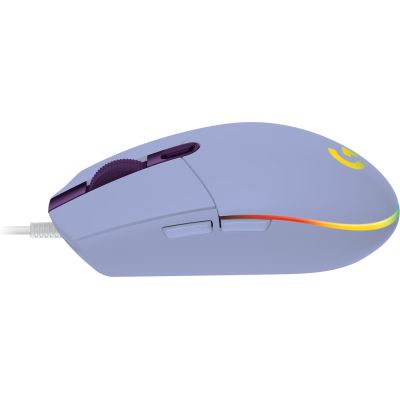 3. Logitech G102 Lightsy Purple USB-Maus 910-005854
