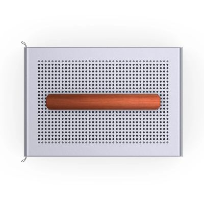 19. Jonsbo T7 PC-Gehäuse, Midi-Tower, mATX, gehärtetes Glas – Silber