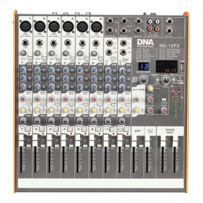 DNA ME-10FX Audiomixer – 10 Kanäle, USB, Bluetooth