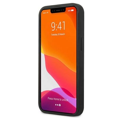 5. Karl Lagerfeld Ikonik Karl&Choupette iPhone 13 Mini-Hülle – Fuchsie