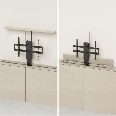 7. MACLEAN Elektrische Decken-/Bodenleuchte, ausziehbar, 43–88 Zoll, VESA 600x400, max. 60 kg, 100–240 V AC, 50/60 Hz; MC-125