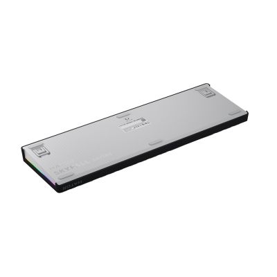 6. HATOR Skyfall Wireless 100 Gaming-Tastatur USB + RF Wireless + Bluetooth QWERTZ US Englisch Schwarz, Weiß