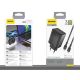 7. Dudao A29C 65W GaN Wandladegerät + USB-C Kabel - Schwarz
