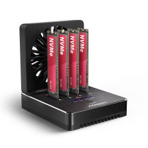 Axagon ADSA-M2C44 USB 4 Typ-C Festplatten-Dockingstation Schwarz