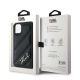 8. Karl Lagerfeld Diagonal Quilted Script Hülle für iPhone 11 / Xr – Schwarz