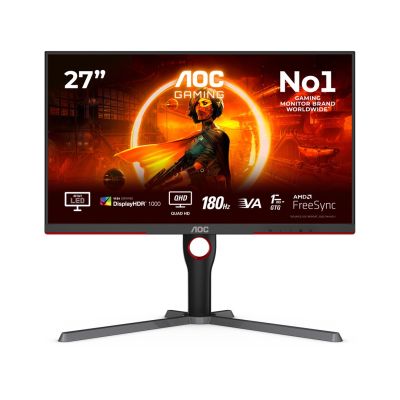 24. AOC G3 Q27G3XMN/BK Computermonitor 68,6 cm (27") 2560 x 1440 px 2K Ultra HD LED Schwarz