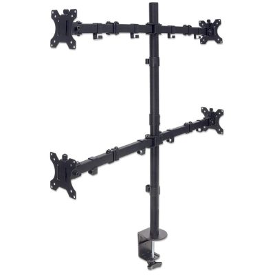 2. Manhattan 461566 Monitorhalterung/Ständer 81,3 cm (32") Schreibtisch Schwarz
