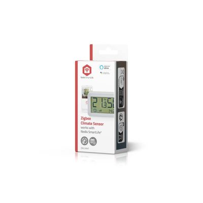 7. Nedis ZBSC30WT Digitale Wetterstation, weißes LCD-Display, batteriebetrieben