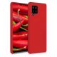 Silicone Case Flexibel Gummi Handyhülle Silikon Schutzhülle für Samsung Galaxy A42 5G rot