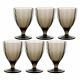 Set mit 6 Amami-Gläsern – Grau, 300 ml