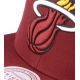 5. Mitchell & Ness NBA Miami Heat Top Spot Snapback Hwc Heat Cap HHSS3256-MHEYYPPPMARO