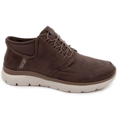 Skechers Herren-Schuhe Summits Siegul Slip-ins, gefüttert, braun