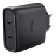 TRUST Ladegerät schwarz MAXO GaN 65W 2x USB-C