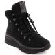 33. Wasserdichte, gefütterte Damen-Trekkingschuhe in Schwarz Rieker 48034-00