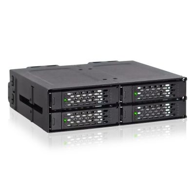 3. IcyDock Montageplatte 4x6,3cm SATAI-III mit 1x5,25" HDD/SSD schwarz