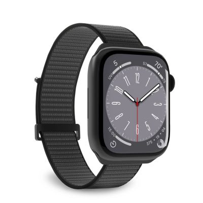 Puro Sport Nylonarmband für Apple Watch 38 / 40 / 41 mm - Schwarz