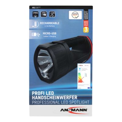 4. Ansmann HS20R Pro LED-Handtaschenlampe ohne Anleitung