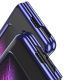 6. Plating Case hard case Electroplating frame Handyhülle Schutzhülle für Samsung Galaxy Fold blau
