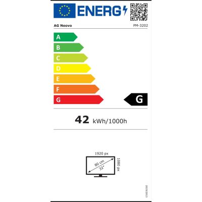 9. Monitor AG Neovo PM 3202 LED 31,5" FHD VA VGA 3x HDMI USB (Wiedergabe) SPK 2x10W VESA 16/7