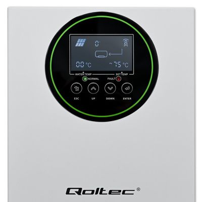 6. Qoltec Wechselrichter Solar-Warmwasserbereiter ECO Solar Boost MPPT Bypass LCD 3kW/4kW Wi-fi