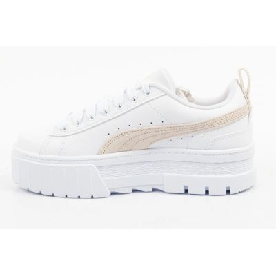 5. Puma Mayze Coquette Damen-Sneaker, weiße Plateau-Sportschuhe