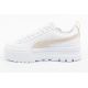 5. Puma Mayze Coquette Damen-Sneaker, weiße Plateau-Sportschuhe