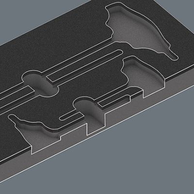 2. Schaumstoffeinsatz mit Schraubendrehern für Torx-Schrauben und -Bolzen, 14 Stück