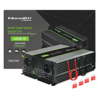 4. Netzteil/Wechselrichter Qoltec Monolith 4000 W schwarz