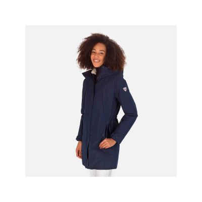 ROSSIGNOL W Parka Mantel Marineblau