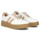 6. Weiße Damen-Plateauschuhe aus Wildleder, Modell Filippo DP6776