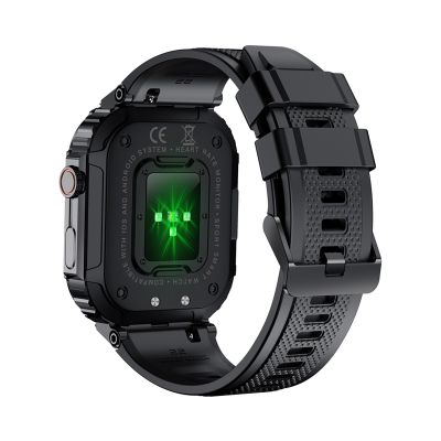 4. VELTORI VT200-1 Smartwatch Schwarzes Silikonarmband