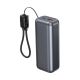 2. GEMBIRD Powerbank 10000mAh, LCD-Display, 20W Schnellladefunktion, Grau