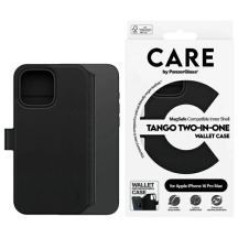CARE by PanzerGlass Feature Tango 2in1 Wallet MagSafe Hülle für iPhone 16 Pro Max – Schwarz