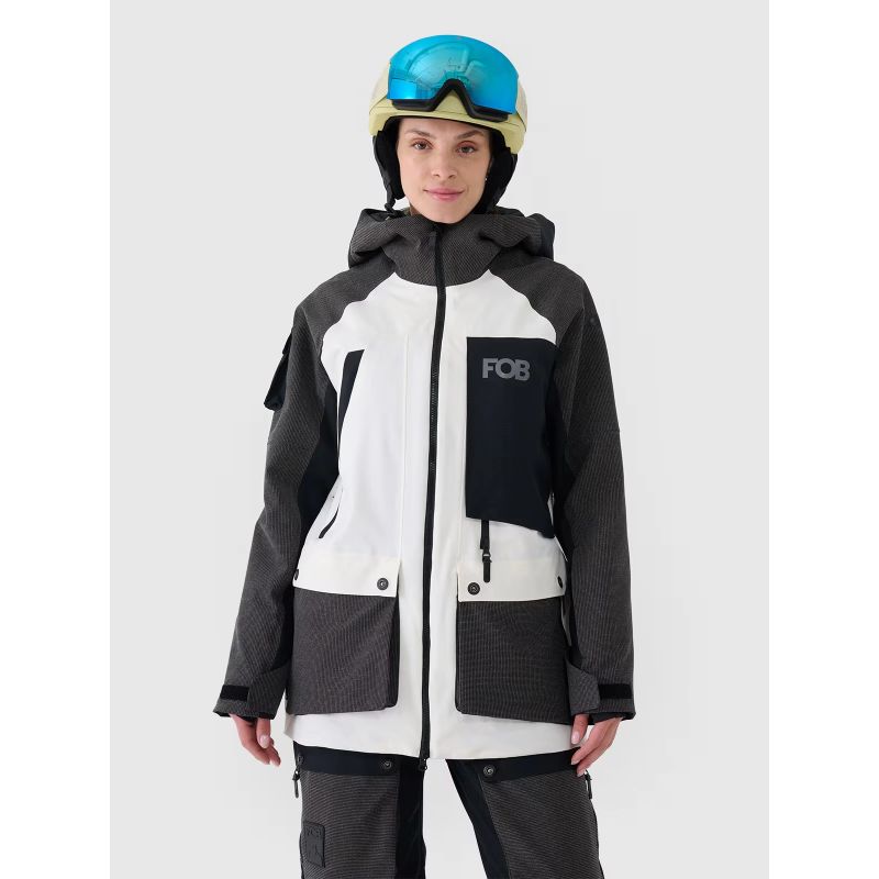 Snowboardjacke mit 10000 Membran für Damen 4F 4FWAW24TTJAF587-11S