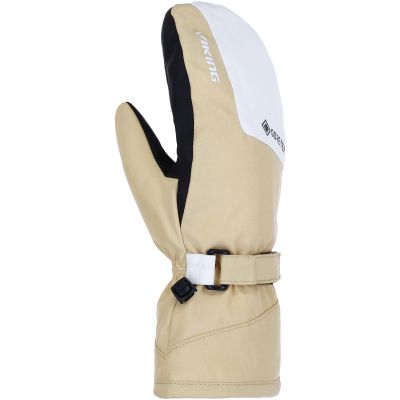 3. Damen-Skihandschuhe VIKING Sherpa GTX Mitten 2.0, Fäustlinge, beige-weiß
