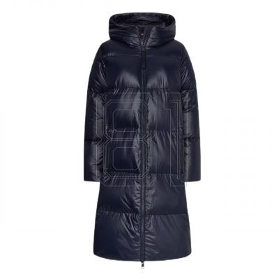 4. Tommy Hilfiger Sorona gepolsterte Logo-Maxijacke W WW0WW36224