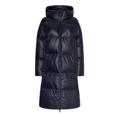 4. Tommy Hilfiger Sorona gepolsterte Logo-Maxijacke W WW0WW36224