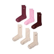 Nike Everyday Elevated Socken, 6 Paar, beige, bordeauxrot, rosa HQ8021 910