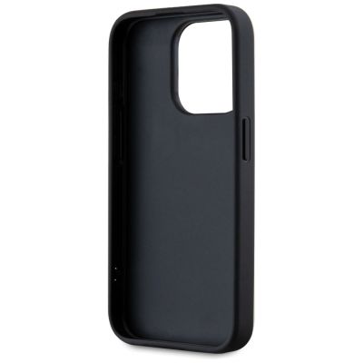 6. Karl Lagerfeld Saffiano Athleisure Stripes Cord iPhone 15 Pro Max Hülle - Rot