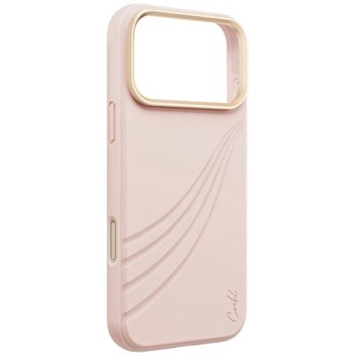3. Uniq Coehl Serina Magnetische Ladehülle für iPhone 18 Pro Max / 17 Pro Max – Pink