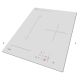 2. MPM MPM-45-IM-16/W Induktionskochfeld 45 cm | 2 Kochzonen | Booster | Timer | Weiß